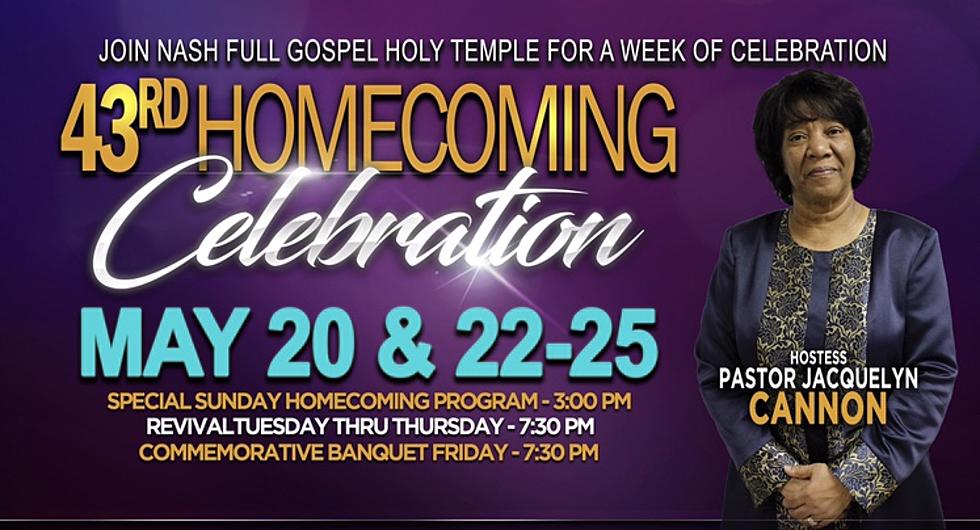 Nash Full Gospel Holly Temple Invites You To a Week Of Celebration