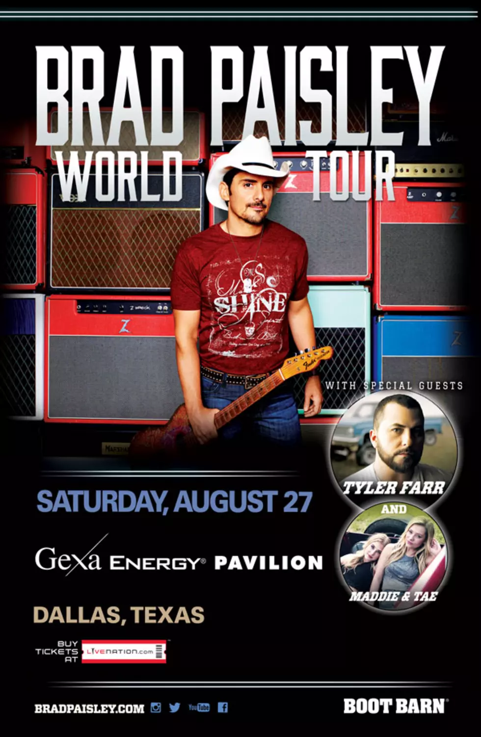 Brad Paisley Is Coming To North Texas In August