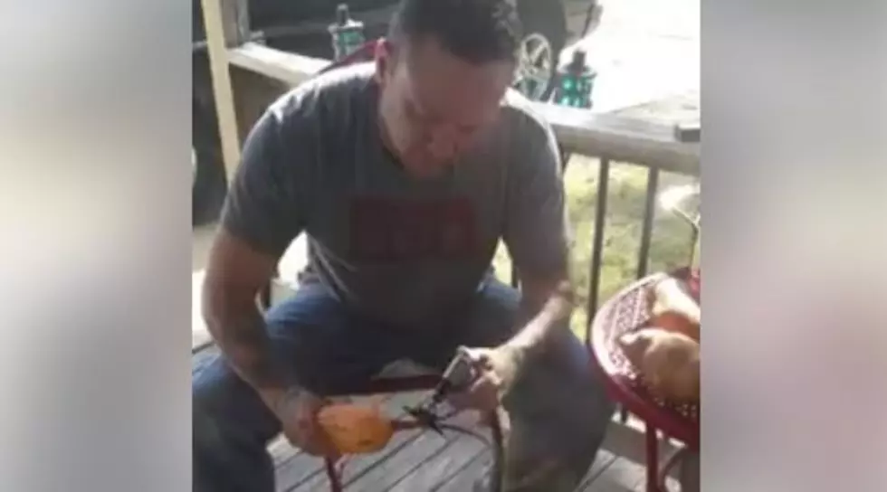 This is the Manliest Way to Peel a Potato [VIDEO]