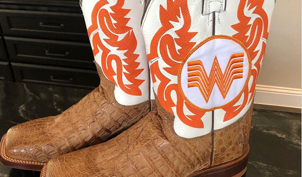 Whataburger Gifts Randy Rogers Custom Boots for His 40th Birthday