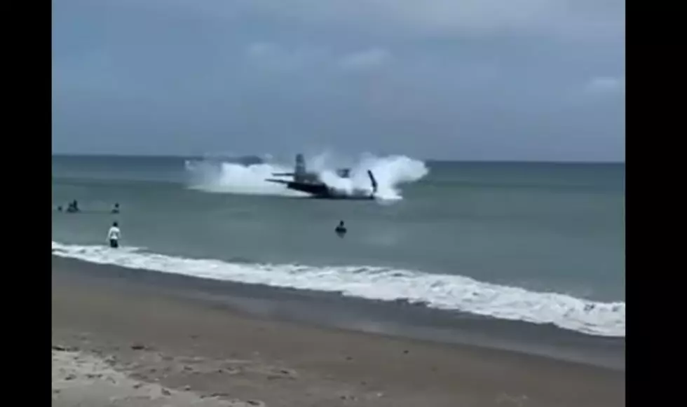WW II Avenger Makes Forced Water Landing at Air Show in Florida