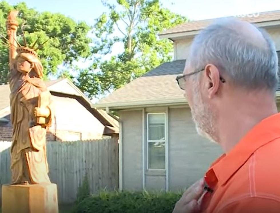 Oklahoma Man Has Damaged Tree Carved Into Statue Of Liberty