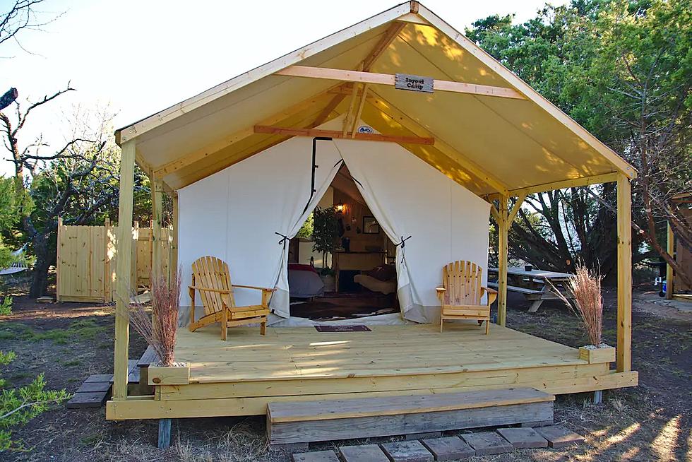 Camp In Comfort In This Safari Tent In The Texas Hill Country