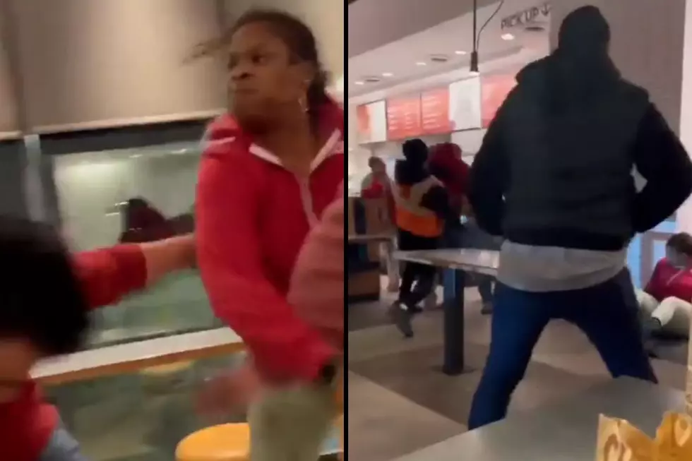Watch: Man fights woman in line at Chipotle in Texas