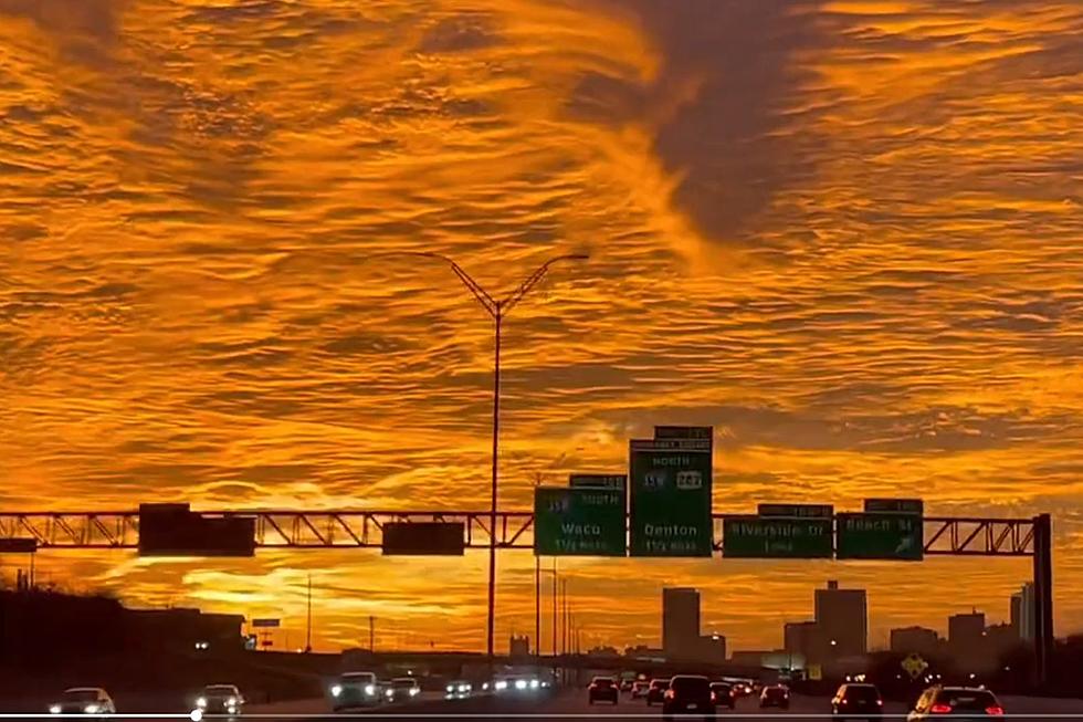 Watch: Fiery Sky Over Fort Worth, Texas Goes Viral