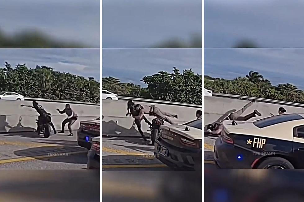 Video Captures Cop Spearing Motorcycle Rider Off Bike