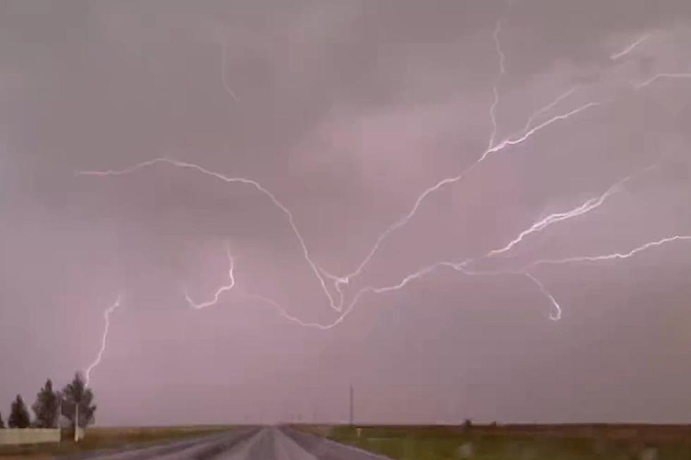 Insane Pink Lightning Storm in Texas Caught on Camera