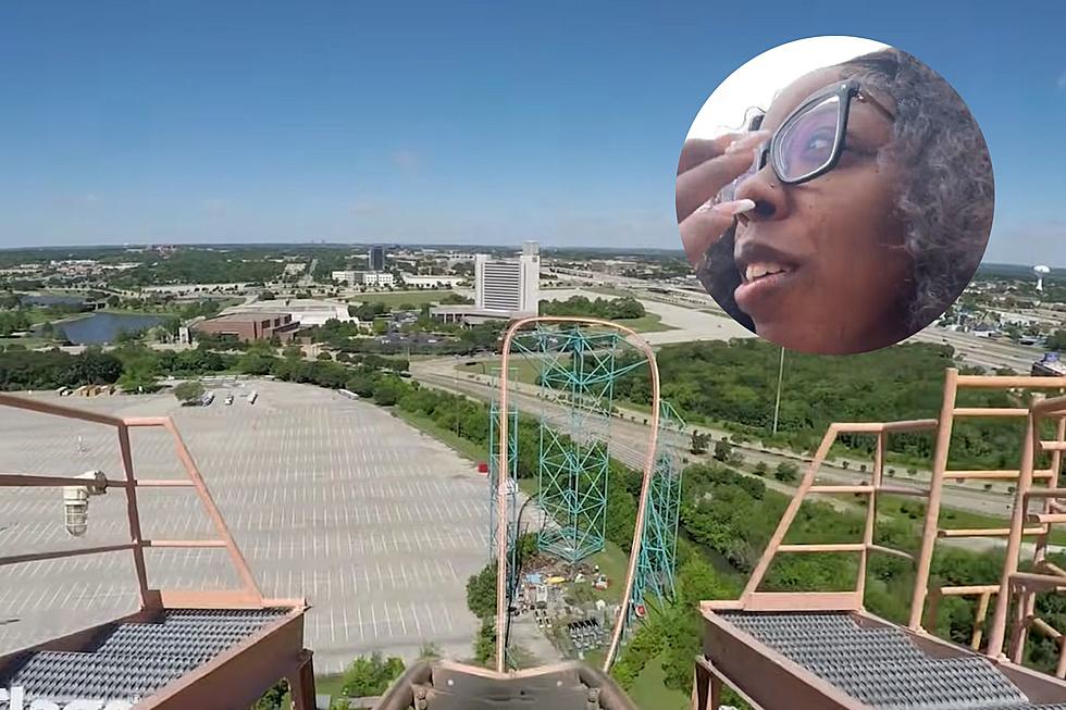 Woman Records Video While Trapped on Texas Rollercoaster