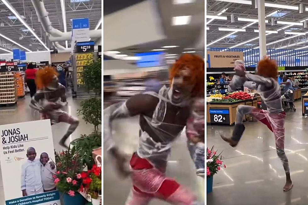 Plastic-Wrapped Man Creates Havoc at Texas Walmart