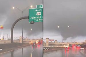 Driver Catches Tornado Forming on Video in San Antonio, Texas