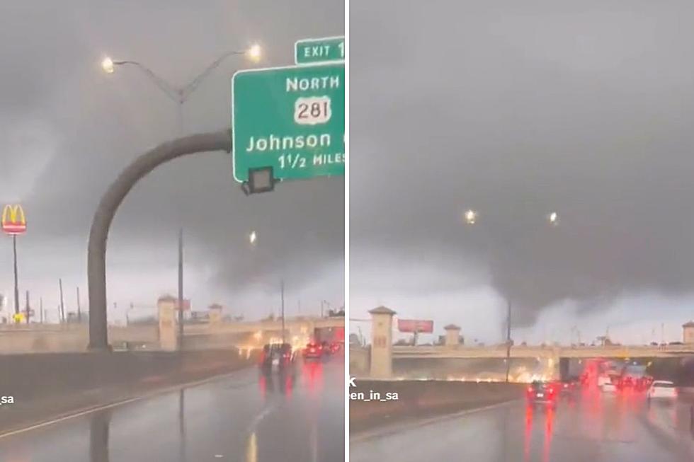 Driver Catches Tornado Forming on Video in San Antonio, Texas