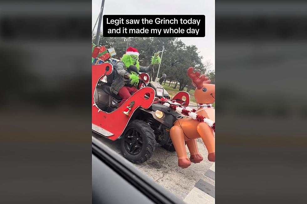 Grinch on the Loose! 4-Wheeler Stunt Stuns San Antonio