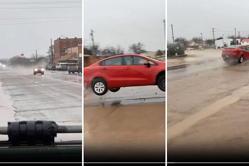 Whoa! Watch Car Speeding Through Small Texas Town Get Airborne