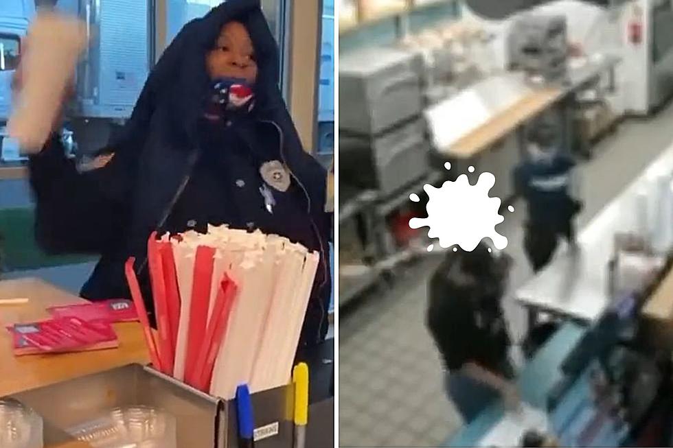 Texas Security Guard Hurls Smoothie at Cashier in Wild Confrontation