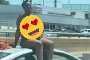 Stalled Motorist Undresses on Busy Texas Highway