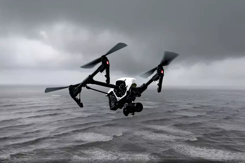 Brave Man Drones Tornadic Waterspout off  Texas Coast