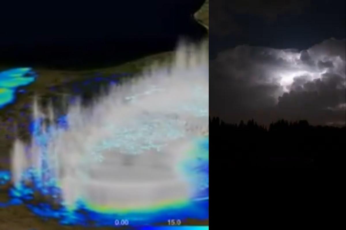 Record Lightning Flash Stretches From Dallas to KC