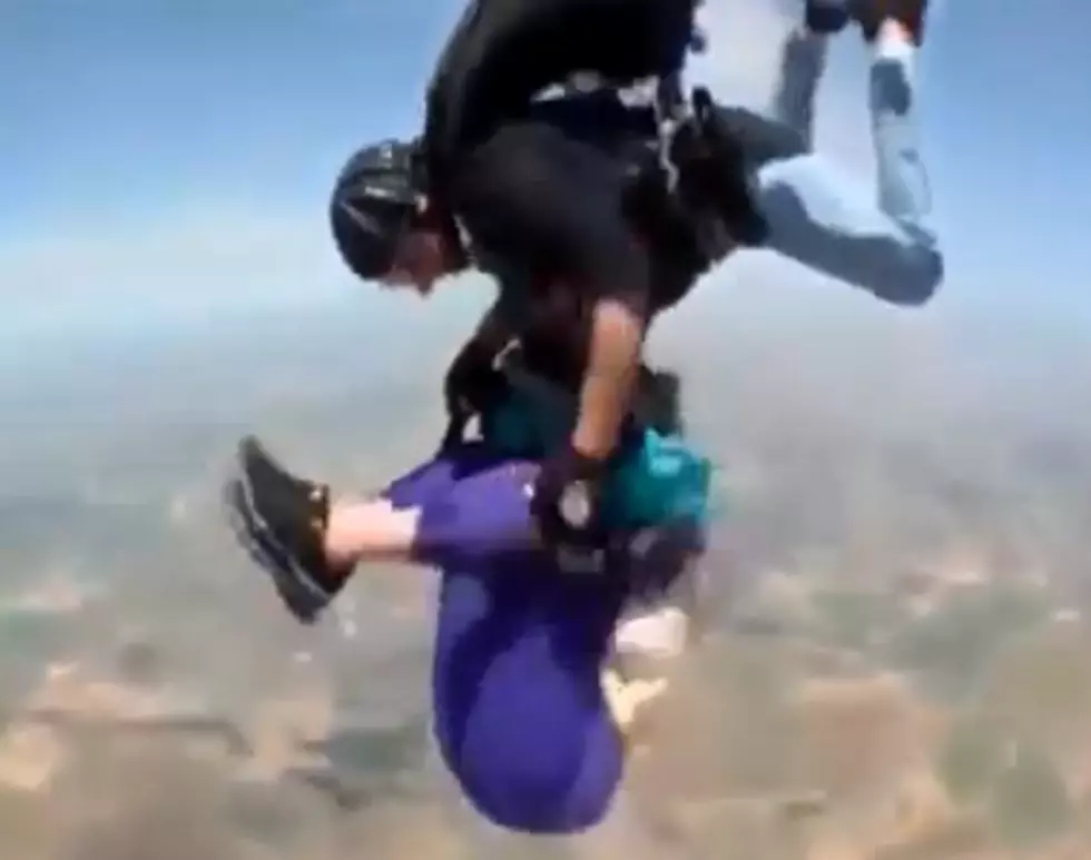 Shocking Video: Skydiving Grandma Nearly Falls Out of Harness [VIDEO]
