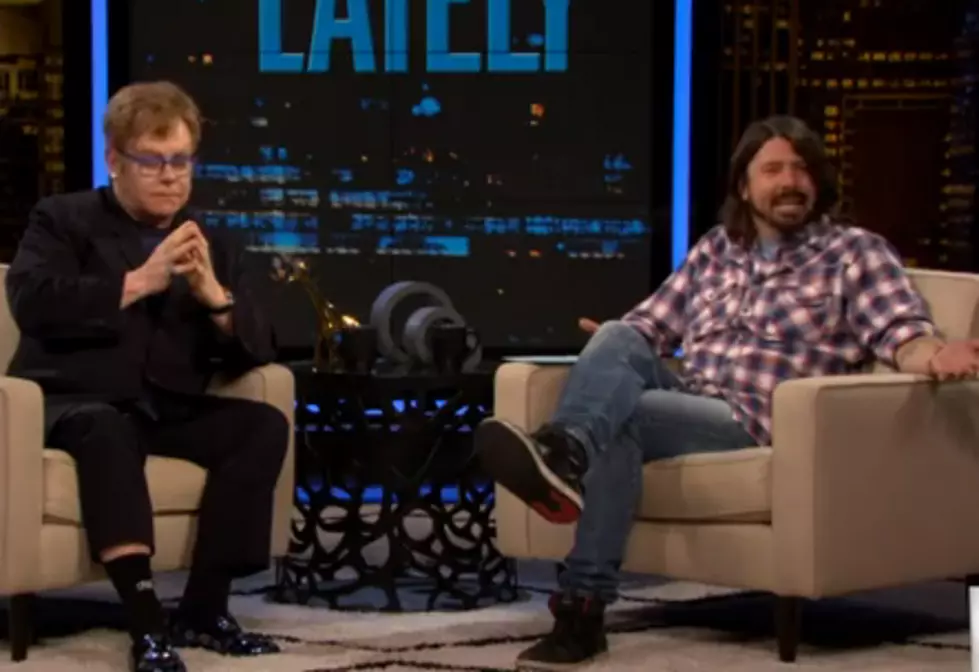 Dave Grohl Interviews Elton John on Chelsea Lately [VIDEO]