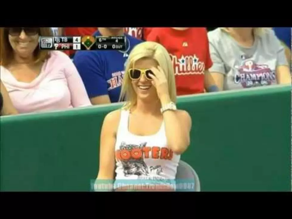 Don’t Be Surprised When the Hooters Ballgirl You Hired Throws a Live Ball into the Stands [VIDEO]