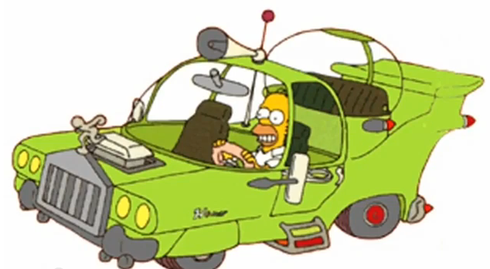 Guy Designs Homer Simpsons Dream Car [VIDEO]