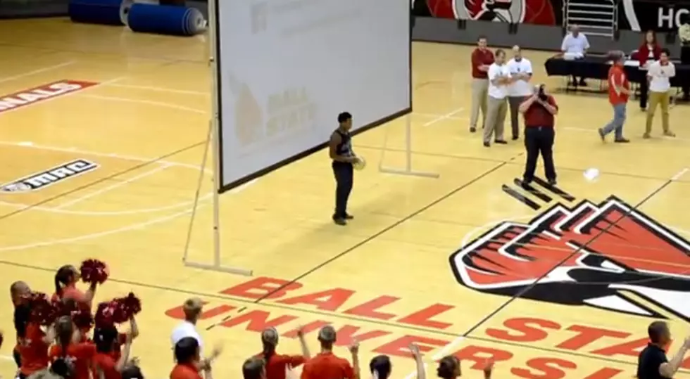 Half Court Shot for Free Tuition [VIDEO]
