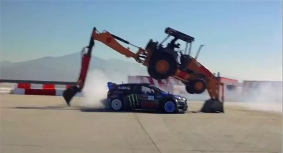 Ken Block Drives Through Insane Obstacle Course [VIDEO]