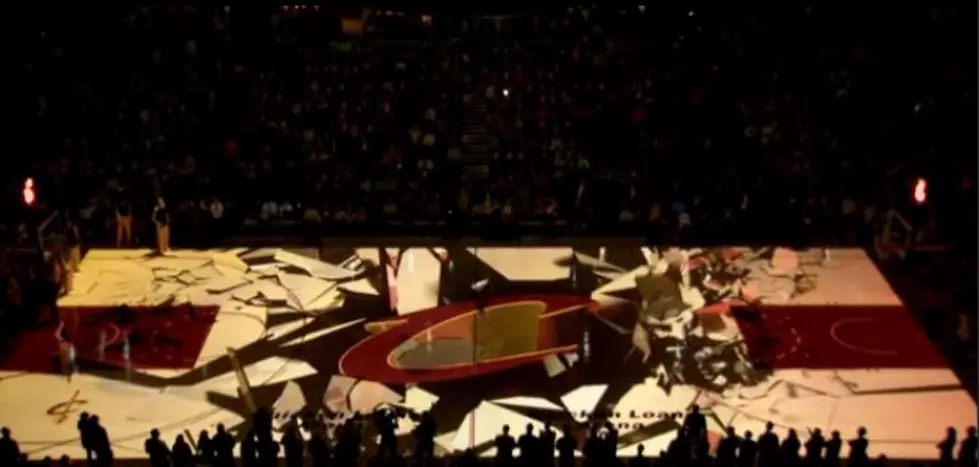 Cleveland Cavaliers Amazing 3D Floor Projection System Will Blow You Away [VIDEO]