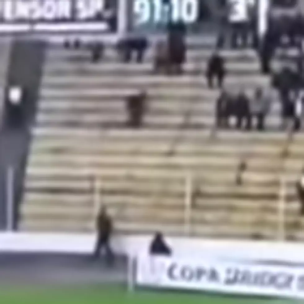Footage of Ghost Caught at Sporting Event