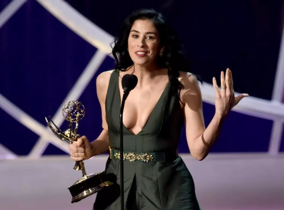 Sarah Silverman Rocks Her Vaporizer on the Emmys Red Carpet [PHOTOS]