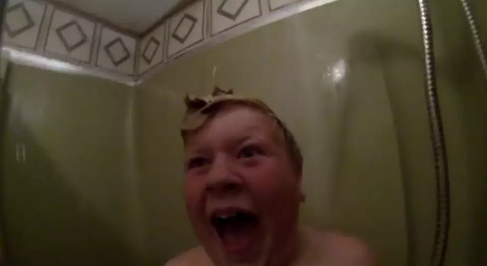 Dad Scares the Crap Out of His Son in the Shower [VIDEO]