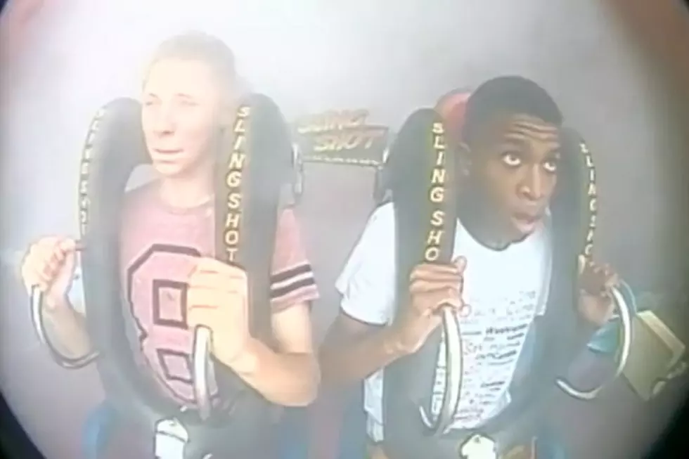 Kid Passes Out Three Times on Giant Slingshot Ride