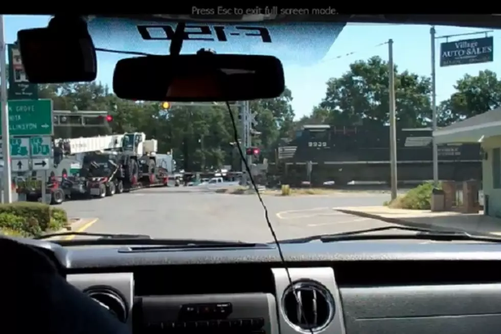 Train Plows Through 18-Wheeler Stuck on the Tracks