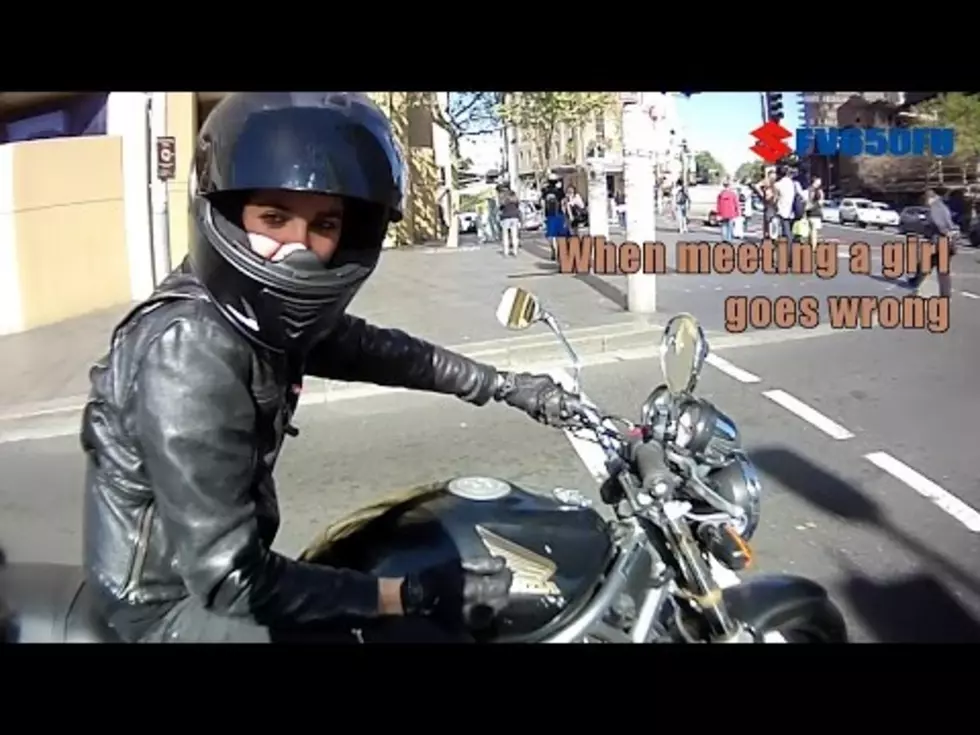 Biker C-Blocked by Old Man on Scooter [VIDEO]