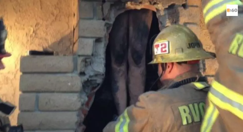 Naked Woman Gets Trapped in Chimney Trying to Sneak into Ex&#8217;s House [VIDEO]