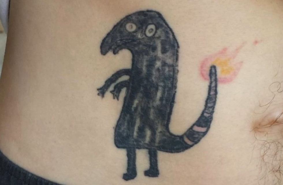 Drunk Guy Gives Himself the Worst Pokemon Tattoo [VIDEO]