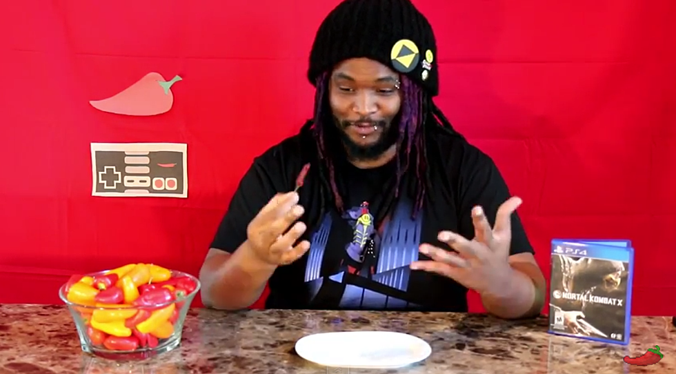 Mad Man Eats Ghost Pepper and Attempts to Review Mortal Kombat X [VIDEO]