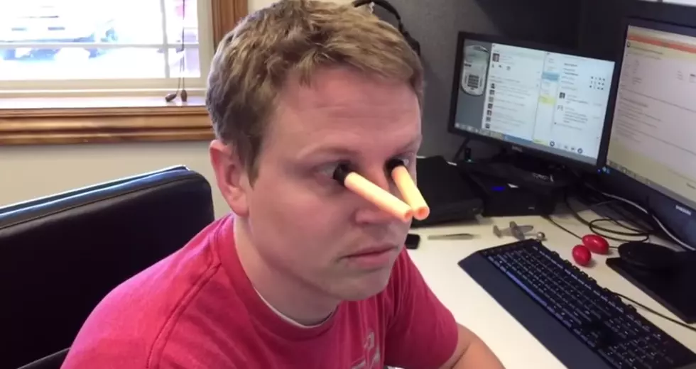 Dude Sticks Nerf Darts to His Eyes, Creeps the Internet Out