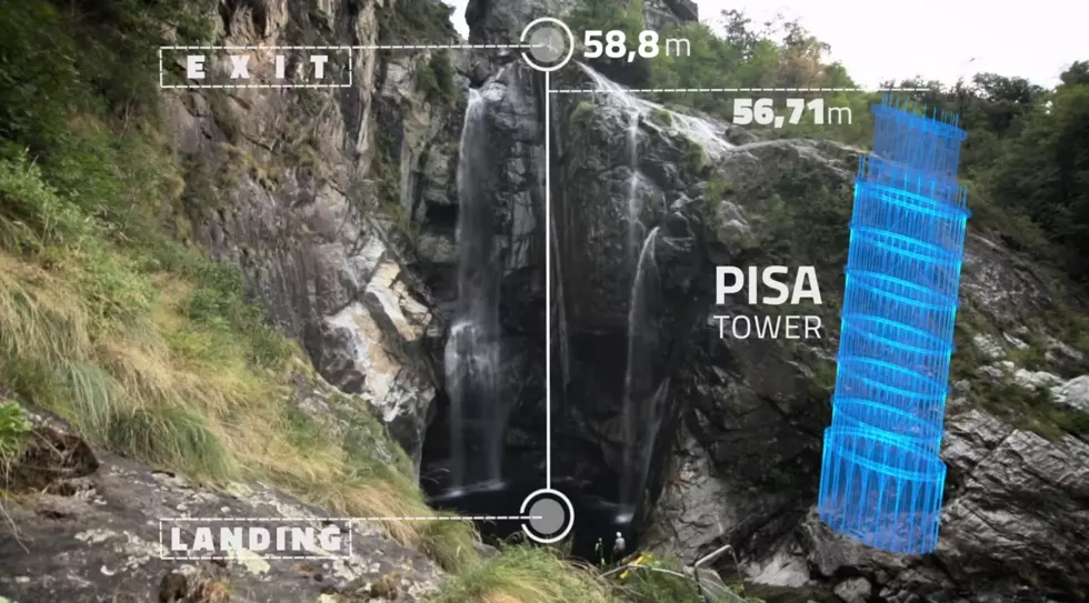 Check Out This Insane 193 Foot Cliff Jump [VIDEO]