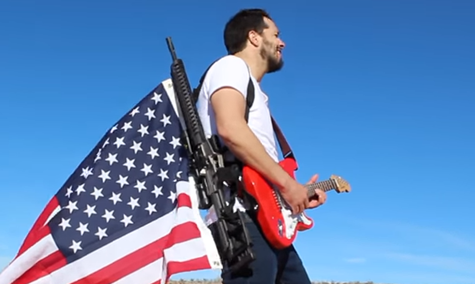 Nothing Says America Like the National Anthem…With Guns [VIDEO]
