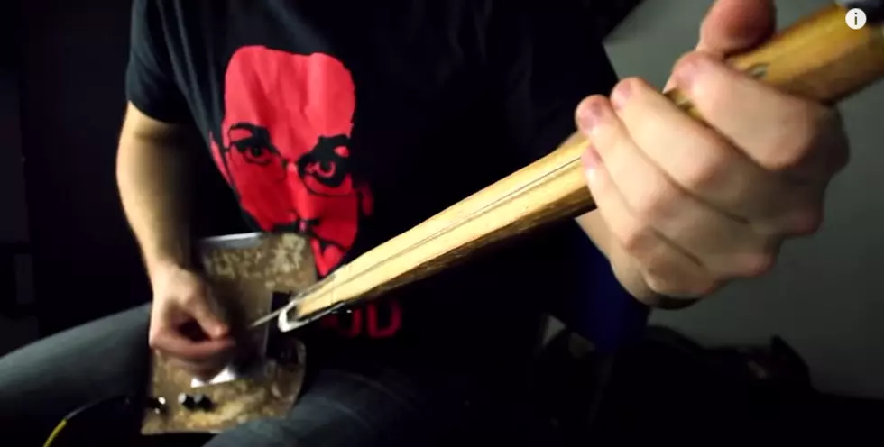 Guy Turns Shovel Into One Hell of a One String Guitar [VIDEO]