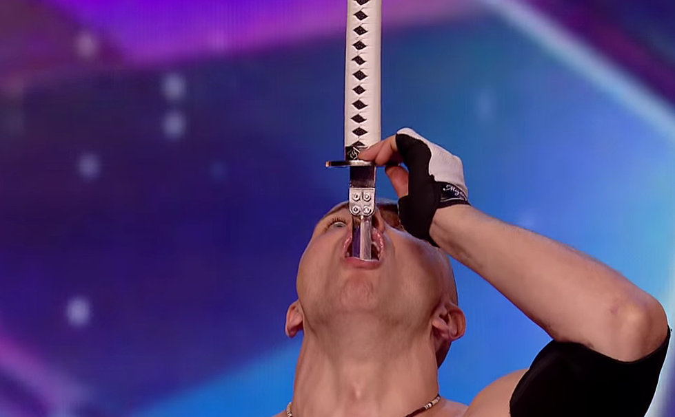 Badass Swallows Sword and Does Stunts on ‘Britain’s Got Talent’