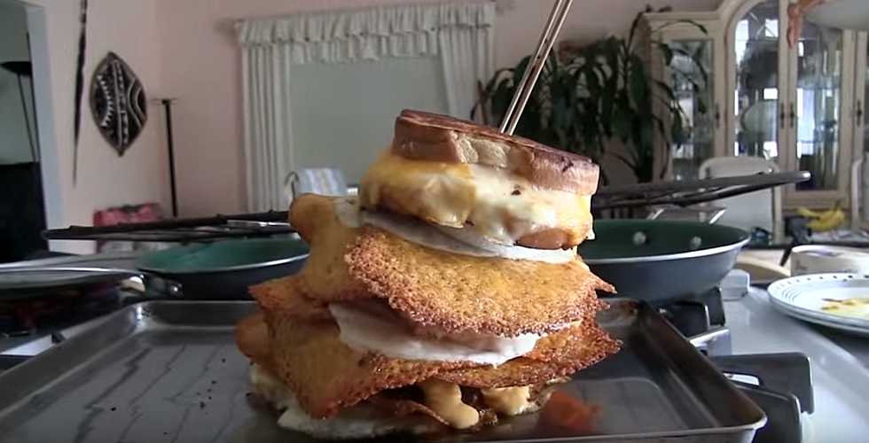Check Out this Insanely Giant Grilled Cheese [VIDEO]