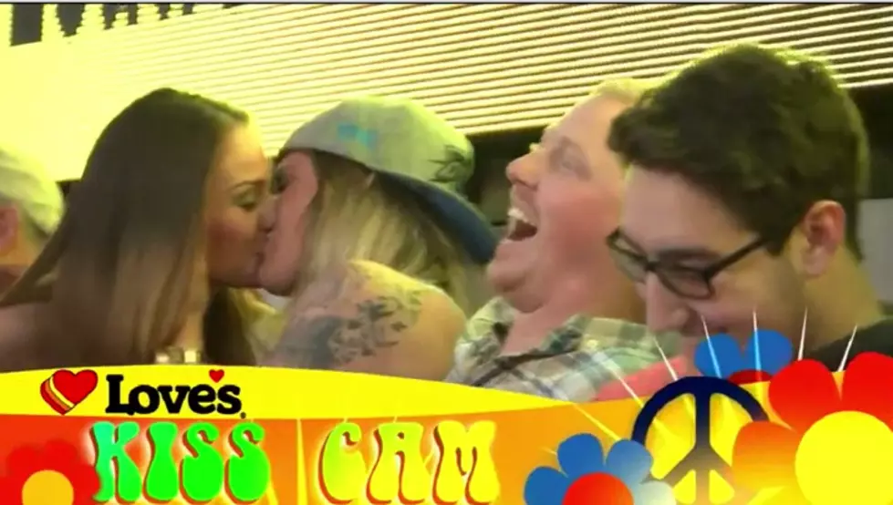 Oklahoma City Kiss Cam Gets a Little Kinky Last Night [GIF]