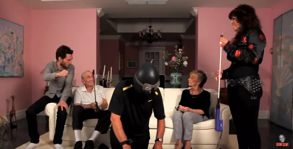 Best Grandparents Anniversary Gift Ever? A Dominatrix and a Gimp [VIDEO]