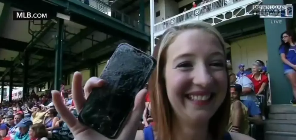 Texas Ranger Breaks Fan’s Phone With Home Run Ball [VIDEO]