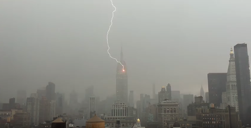 Watch Lightning Strike the Empire State Building