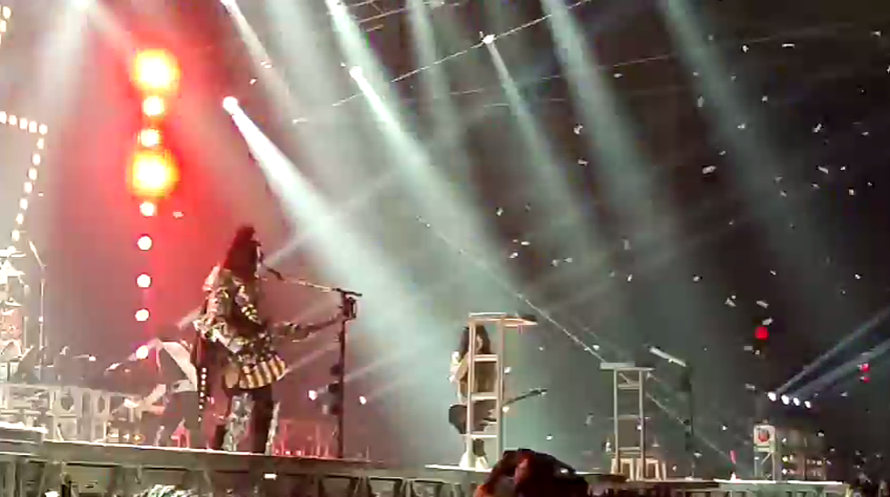 Gene Simmons Took a Tumble Onstage During Kiss Concert [VIDEO]