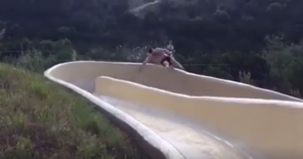 Dallas Man Flies Off Water Slide in Slow Motion [VIDEO]