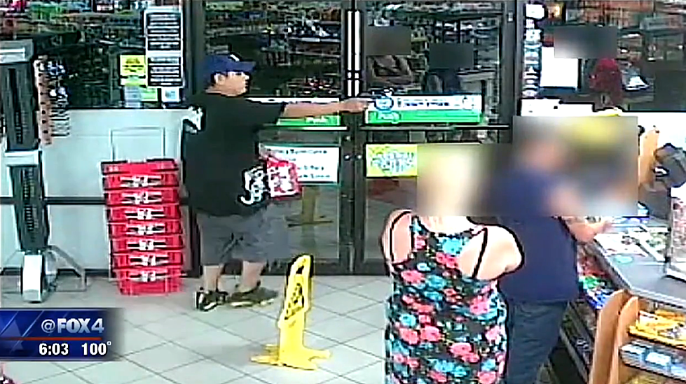 Man Robs North Texas 7-11 at Gunpoint for a Twelve Pack of Beer [VIDEO]